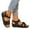 Black, variant on CAIXIA Women Sandals Women's Hook and Loop Strap Casual Sandals with Mid Heel Comfortable Walking Footwear for Ladies and Girls,Red