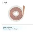 thumbnail image 3 of Unique Bargains Solder Wick Braid No Clean Desoldering Wick Braid 0.14 Inch x 9.84 Feet for Electrical Components 2 Pack, 3 of 4