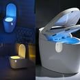 thumbnail image 7 of Rosnek 7-Color Toilet Night Light, Motion Sensor Activated Battery Powered Bathroom LED Toilet Bowl Light, Cool Fun Bathroom Accessory for Stocking Stuffers, 7 of 7