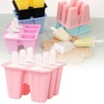 thumbnail image 2 of Grade 6-Cavity Silicone Set with Sticks for Homemade Ice and Desserts, 2 of 4