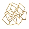 thumbnail image 6 of CosmoLiving by Cosmopolitan Gold Metal Overlapping Square Geometric Wall Decor, 6 of 13
