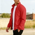 thumbnail image 6 of Annhoo Windbreaker Jackets for Boys Collar Long Sleeve Lightweight Full Zip Breathable Outdoor Gym Coats, 6 of 9