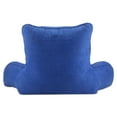 Oversized Bed Rest Lounger Pillow Faux Suede Fabric with Polyester