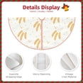 thumbnail image 3 of Gaeub Wheat Print Christmas Tree Skirt,Christmas Decorations,Round Xmas Skirt for Christmas Indoor Decorations Xmas Winter Holiday Party Supplies-48", 3 of 6