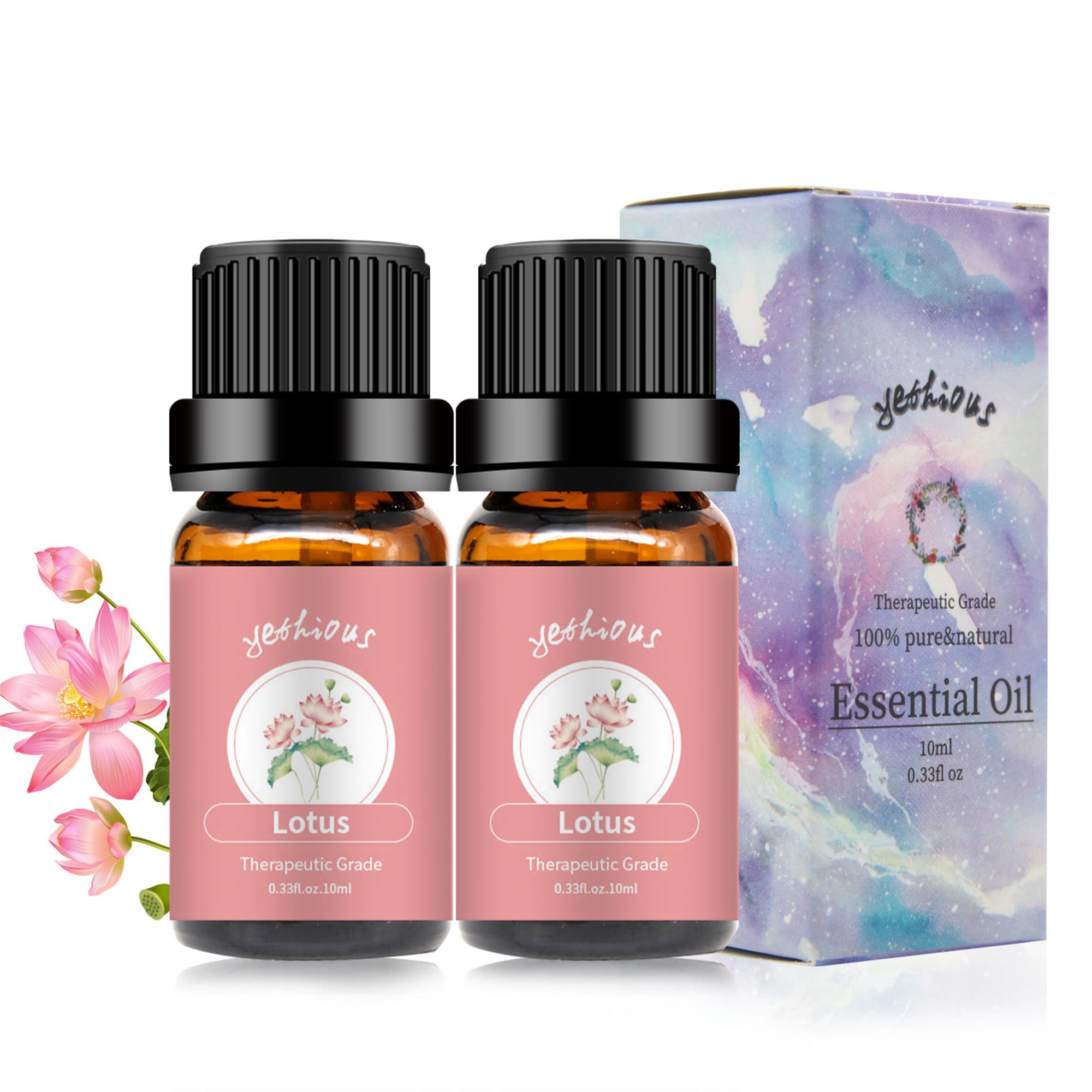 yethious Rose Essential Oil Organic Flower Natrual Peony Essential Oil for  Diffuser, Skin Care, Soap/Candles Making - 2 X 10ML Essential Oil Set Gift