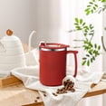 thumbnail image 6 of Stainless Steel Insulated Travel Mug with Lid and Handle, Double Wall Thermal Tea Cup for Hot or Cold Beverages, Commuting Office Desk Home Kitchen Use, Holiday Gift for Coffee Lovers, Topliu, 6 of 6