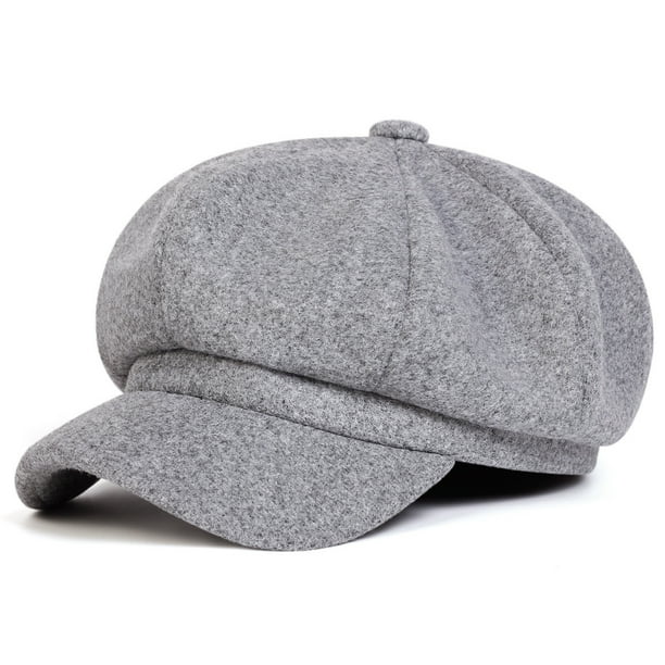 Gorra De Estilo Marinero, Gorra Vaquera Vintage, Gorra Plana Para Mujer, Diseño De Ocho Paneles, Botón Central, Estilos Casual Y Elegante, Para Actividades Al Aire Libre Y Uso Diario.