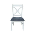 thumbnail image 6 of International Concepts Vineyard Solid Wood Dining Side Chair in White (Set of 2), 6 of 11