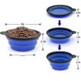 thumbnail image 4 of Collapsible Dog Bowl, 2 Pack Collapsible Dog Water Bowl For Cats Dogs, Portable Pet Drinking Bowl For Walking Parking 350ml (blue+red), 4 of 5