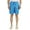 Medium Blue, variant on Inkmeso Casual Printed Shorts For Mens Elastic Waist Cotton Short With Drawstring Loungewear