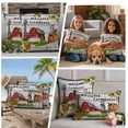 thumbnail image 6 of Outdoor Waterproof Throw Pillow Covers Set of 2 Farmhouse Animals Pillowcases Lumbar Pillows Cushion Case 20x12 Inch Barn Windmill Sunflower Plaid Retro Wood Patio Pillows for Couch Sofa Bed, 6 of 9