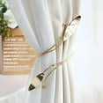 thumbnail image 4 of AUQ 4Pcs Curtain Tie Backs for Curtains,2*2*2" Outdoor Curtain Tiebacks,Curtain Tiebacks,White, 4 of 4