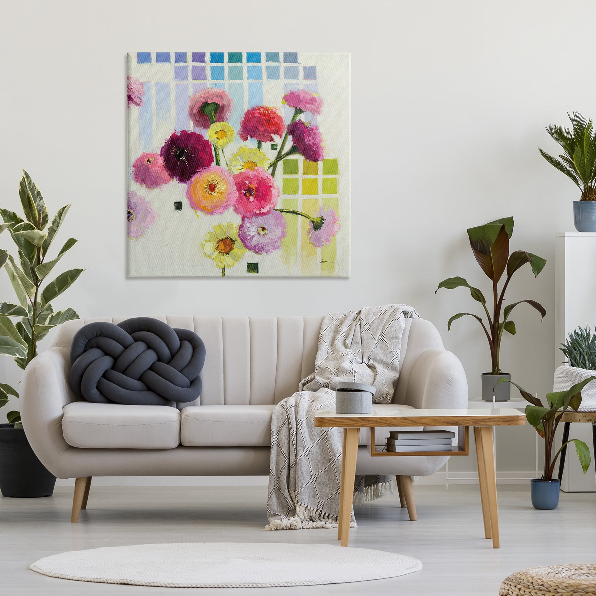 Stupell Industries Color Chart Pastel Bloom Study Canvas Wall Art, design by Shirley Novak
