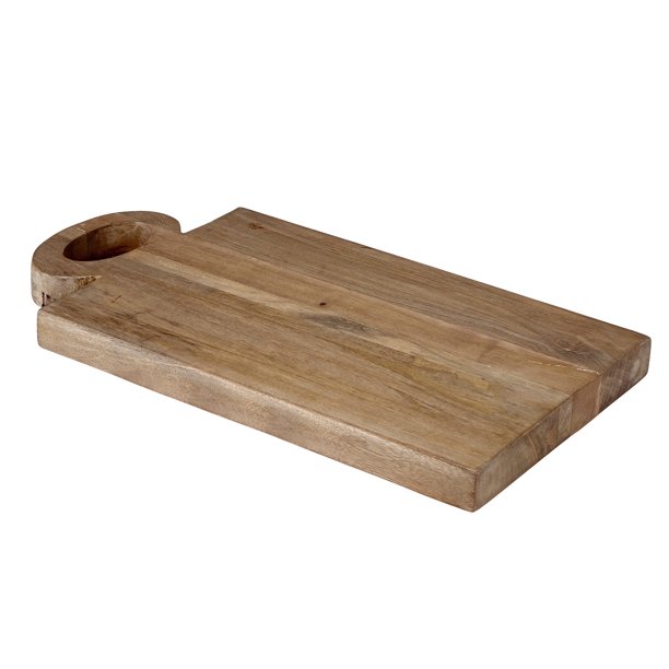 10" x 20" Contemporary Rectangular Wooden Cutting Board