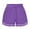 Purple, variant on CFLVAEK Plus Size Shorts for Women Casual Summer High Waisted Drawstring Shorts Fringe Trendy Beach Vacation Shorts Black XXXL