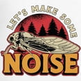 thumbnail image 3 of CafePress - Cicadas Let's Make Some Noise Loves Cicada Insect - Men's Light Loose Fit Cotton Pajama Set, 3 of 7