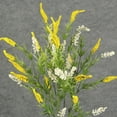 thumbnail image 3 of 1 Pc, 25 Inch Artificial Heather Bush w/8 Main Stems Great For Adding Color To Arrangements & Décor - Purple, 3 of 5