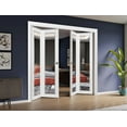 thumbnail image 5 of Sliding Closet Double Bi-fold Doors | Lucia 1299 White Silk with Mirror, 5 of 5