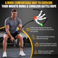 thumbnail image 3 of Ropeless Battle Ropes JHMFDDSB, portátil mejorado y resistente, 3 of 7