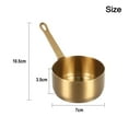 thumbnail image 1 of BUYISI Home Kitchen Mini Sauce Pan 100Ml Sauce Pan Not Easy Rust Gold L, 1 of 7