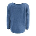 thumbnail image 3 of Sweaters for Women 2025 Fall Winter Long Sleeve Boat Neck Basic Knitted Sweater Jumper Top Womens Pullover Sweaters, 3 of 6