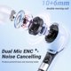 thumbnail image 3 of Auriculares inalámbricos Bluetooth 5.3 Auriculares con pantalla LED de encendido auriculares intrauditivos Crystal con estuche de carga inalámbrica Control táctil Micrófono integrado, 3 of 8