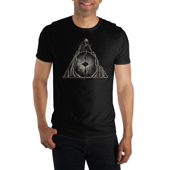 Harry Potter Deathly Hallows Black T-Shirt