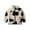 White, variant on DJDLJWCJ Girls Zip Up Jacket Fleece Lined Winter Warm Jacket Soft Comfortable Windbreaker Coat White Size 1-2Years