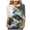 Dark Gray, variant on Kaprioy Womens Tops Elbow-Length Graphic Crew Neck T-Shirts Womens Shirts