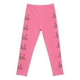 thumbnail image 3 of XEGLSBU Girls Leggings 5T White Solid Color Dance Nine Leggings for Kids Girls Leggings 5T Cotton 5-Pink Size 9-10 Years, 3 of 5