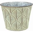 thumbnail image 1 of Planteur de Feuilles Vertes Gaufrées, 1 of 1