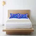 thumbnail image 6 of Yayeee Pillowcase Standard Size Set of 2 Satin Wrinkle Resistant Envelope Pillow Case, Colorful Cartoon Planets, 6 of 8