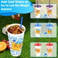 thumbnail image 3 of Clearance Glass&Bottle under $6 Star Color Changing Cups With Lids And Plastic Cups With Lids And Reusable Iced Coffee Cup For Adults Kids Cute Cups For Ice Drink, 3 of 5