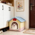 thumbnail image 4 of Cama para gatos de peluche, caseta para gatos, acogedor nido para mascotas, suministros para gatos y gatitos. L, 4 of 8