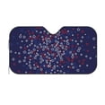 thumbnail image 2 of ZNDUO Stars American Flag Colours Pattern Car SUV Windshield, Small Size UV Rays and Heat Sun Visor Protector Foldable Sun Shade Car Windshield, 2 of 8