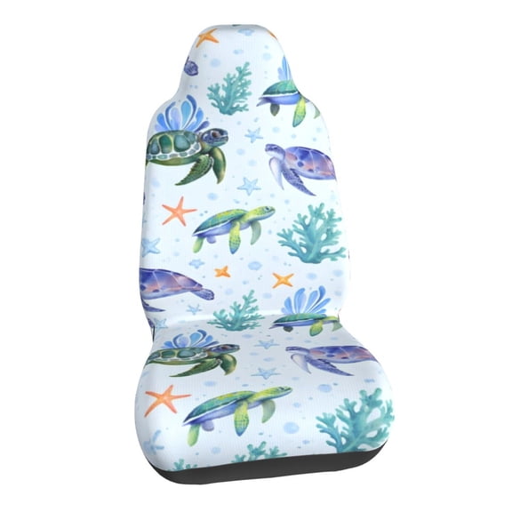 Sea Turtle Car Seat Covers Stretch Car Seat Protectors Universal Fit