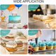 thumbnail image 4 of Set of 6 large professional piping tips (580, 2D, 2C, 1M, 1A, 6B) for piping bags - decorating and preparing cupcakes, cakes, pies, croquettes, 4 of 5
