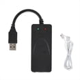 thumbnail image 1 of Módem de Fax, Controlador de Módem Externo USB2.0 56K, Módem USB Conecta y Reproduce, Estándar y Ampliado Según Instrucciones (Puerto Dual), 1 of 5