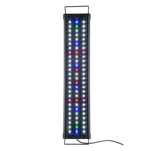 Lumière d'Aquarium LED, Lumière d'Aquarium avec des Supports Extensibles, Luminosité Réglable, Réglage de la Synchronisation