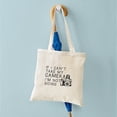 thumbnail image 4 of CafePress - If I Can't Take My Camera... Tote Bag - Unisex Canvas Tote Bag, Beige, 1-Piece, 4 of 6