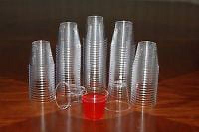 1000 Plastic Shot Glasses - 2 Oz Disposable Cups - 2 Ounce Shot Glasses -  Ideal for Whiskey, Wine Ta…See more 1000 Plastic Shot Glasses - 2 Oz