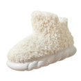 thumbnail image 3 of Pantuflas altas con , zapatos de felpa suave, botas cálidas de invierno para el hogar con fondo grueso, pantuflas para el piso, pantuflas , 38 a 39, 3 of 10