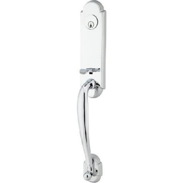 Weslock R1300--UASL20 Right Hand Bordeau Interior Single Dual Cylinder Handleset Trim for Lexington or Colonial with Adjustable Latch & Round Corner Strikes, Antique Brass