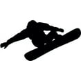 thumbnail image 2 of Snowboarding Silhouette Wall Decal by Wallmonkeys Peel and Stick Graphic (48 in W x 24 in H) WM316031, 2 of 4