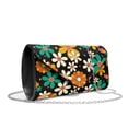 thumbnail image 2 of Xixirimido Groovy Hippie Flower Print Women Clutch Bag Elegant PU Leather Evening Bags Envelope Handbags Clutch Purse with Detachable Chain for Party Wedding Prom, 2 of 7