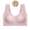 thumbnail image 2 of Otntypg Plus Size Seamless Powerful Push Up Wireless Bras for Women/Older, Full-Figure Mesh V-Neck Posture Correcting Bra Ice Silk Anti Sagging Bra, Stretch Bralette Sports Bra for Everyday Wear, 2 of 11