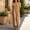 Khaki, variant on Women Dresses Maxi Plain Puff Sleeve Ruffle Casual Light Blue Flounce Collar Pleated with Pockets Sundress S
