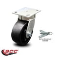 thumbnail image 2 of 5 Inch Kingpinless Glass Filled Nylon Wheel Swivel Caster with Swivel Lock SCC, 2 of 2