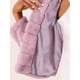 thumbnail image 5 of Abrigo de Piel Sintética Allegra K Mujer Chaqueta Cuello de Punta Rosa S, 5 of 6