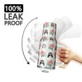 thumbnail image 3 of OBREWU White Boston Terrier and Flower Tumbler with Handle and Lid,White Boston Terrier and Flower 40oz Double Wall Vacuum Insulated Tumbler,Cups Gift for Women and Men, 3 of 7